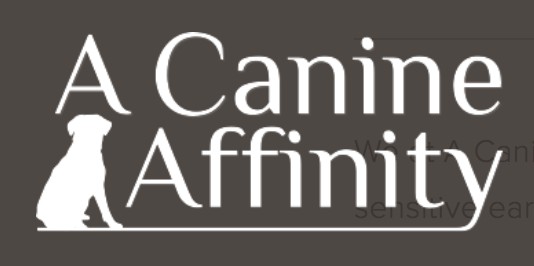 a canine affinity logo brown