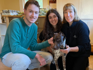 Ziggie with his forever family