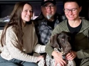 Kobee with his new family