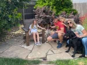 Oaklee with her new family
