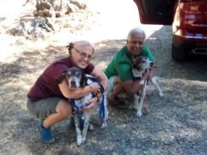 Karley and Tucker3 with their new mom and dad