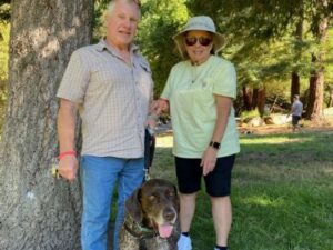 Dan with his new mom and dad SS