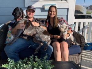 Harley with her new family SS