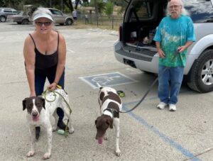 Lizzy with her new forever family.