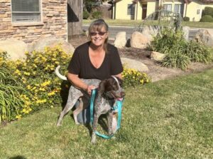 Luna2 with her new forever Mom.