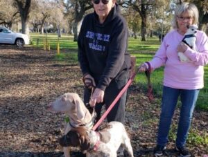 Dougie with his new forever family.