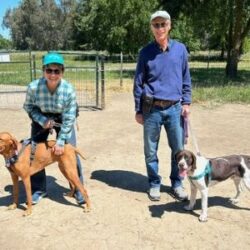 Bandy with his new forever family.