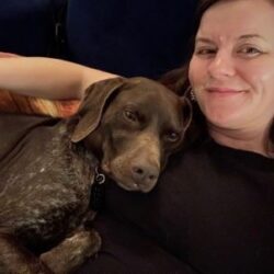 Cooper4 with his new forever Mom.