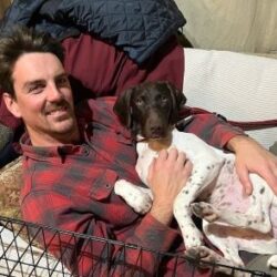 Wren with her new Dad.
