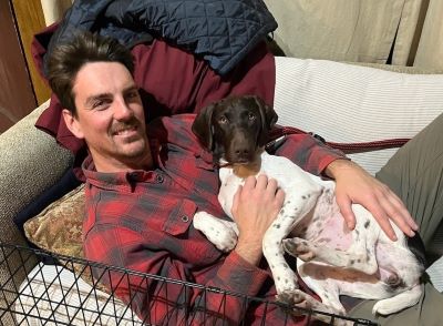 Wren with her new Dad.