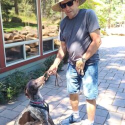Velma with her new Dad.