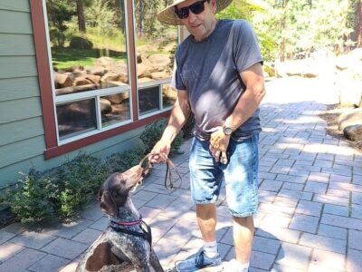 Velma with her new Dad.