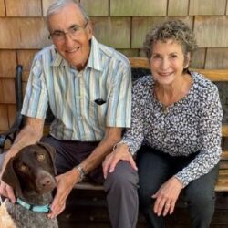 Eli with his new Mom and Dad.