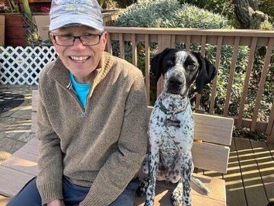 Earl with his new Dad.