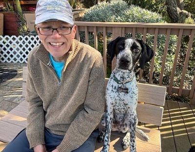 Earl with his new Dad.