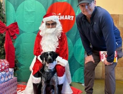 Hank with is new Dad.